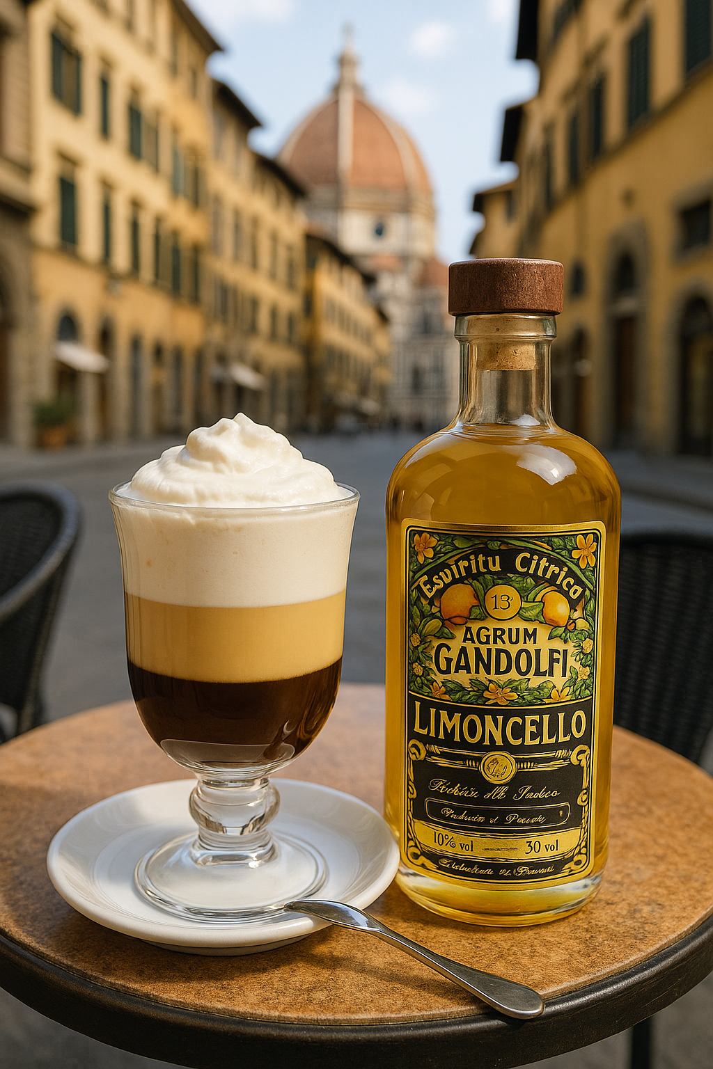 Café Especial Italiano con Limoncello Espíritu Cítrico